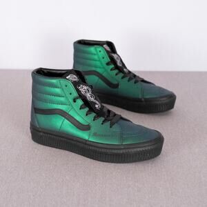 VANS Sk8-Hi Platform Harry Potter Dark Arts Mens 8.5 Womens 10 Morsmordre Green